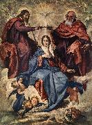 VELAZQUEZ, Diego Rodriguez de Silva y The Coronation of the Virgin jh oil painting picture wholesale